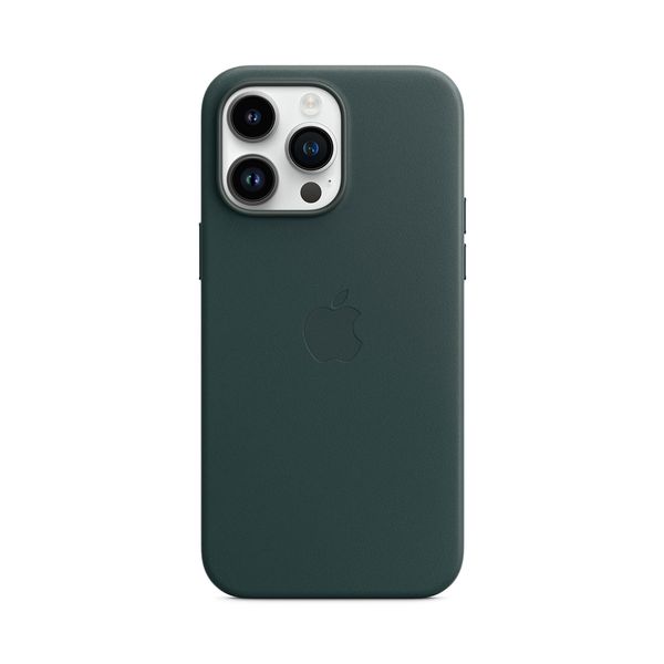 Apple iPhone 14 Pro Max Leather Case with MagSafe Forest Green Θήκη Κινητού