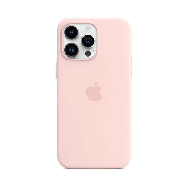 Apple iPhone 14 Pro Max Silicone Case with MagSafe Chalk Pink Θήκη Κινητού