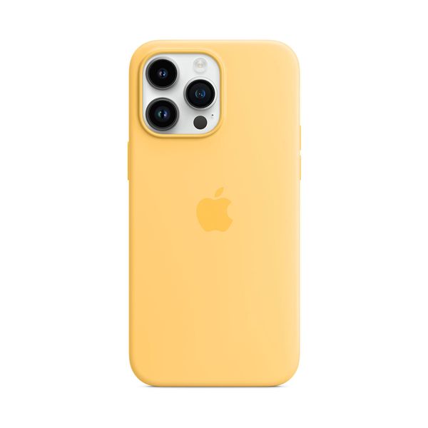 Apple iPhone 14 Pro Max Silicone Case with MagSafe Sunglow Θήκη Κινητού