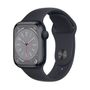 Apple Watch Series 8 GPS 41mm Midnight Aluminium Case with Midnight Sport Band Regular