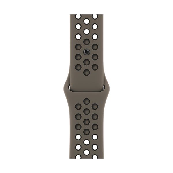 Apple Apple 41mm Olive Grey/Black Nike Sport Band Λουράκι Smartwatch