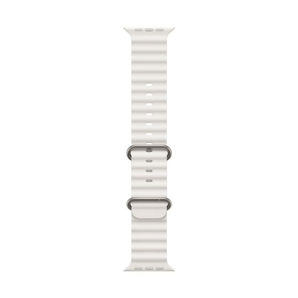 Apple Ocean Band 49mm White Λουράκι Smartwatch