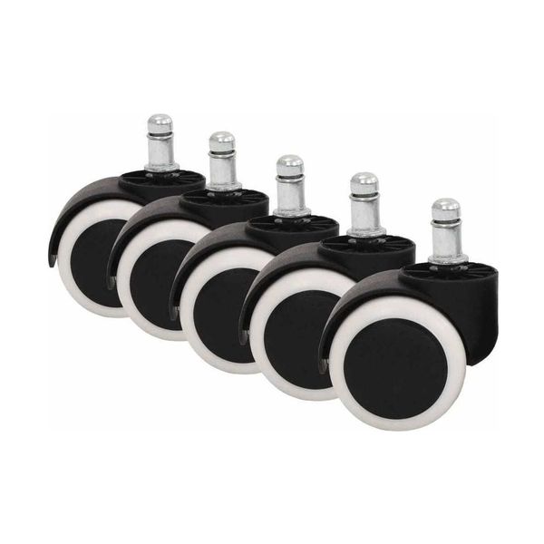 Woodwell Woodwell BF White/Black Ανταλλακτικά Ροδάκια Καρέκλας