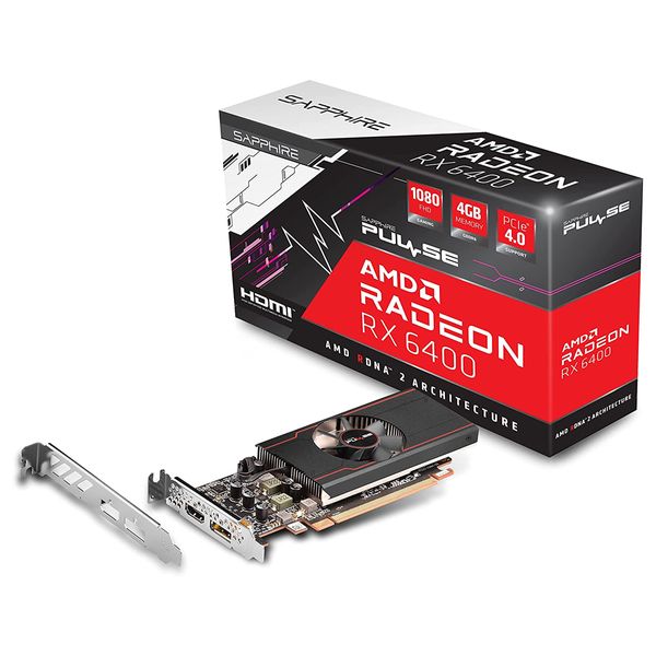 Sapphire Sapphire Pulse AMD Radeon RX 6400 4GB Κάρτα Γραφικών