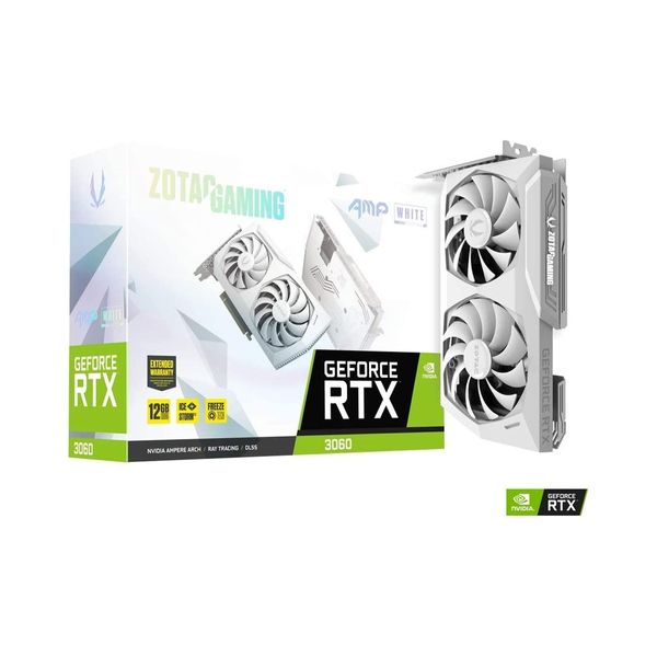 Zotac Zotac RTX 3060 12GB AMP White Edition Κάρτα Γραφικών