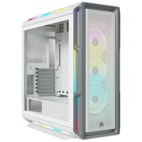 Corsair Corsair iCUE 5000T Tempered Glass White Κουτί Η/Υ