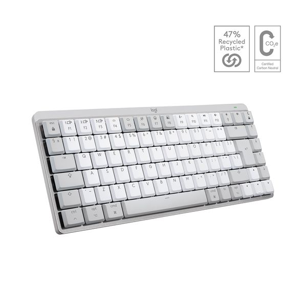 Logitech MX Mechanical Mini για Mac Pale Grey Πληκτρολόγιο
