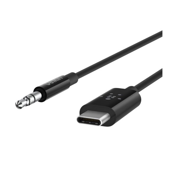 Belkin Belkin USB-C σε 3.5mm 0.9m Mαύρο Καλώδιο Ήχου