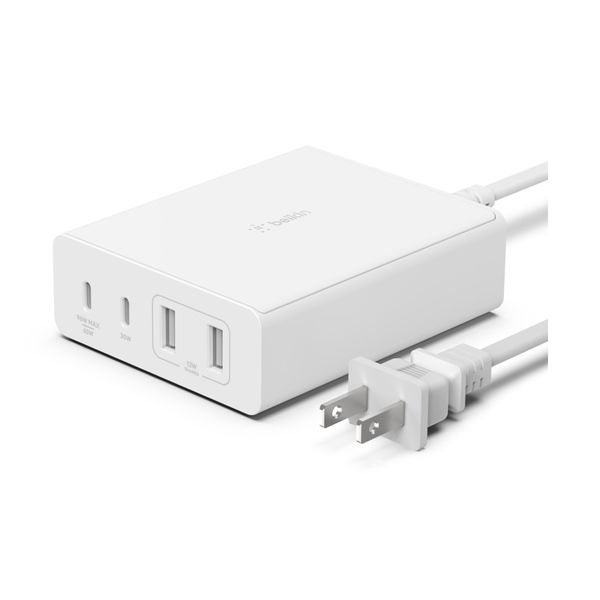 Belkin Belkin Desktop GaN 4-Ports USB 108W Αντάπτορας Φόρτισης