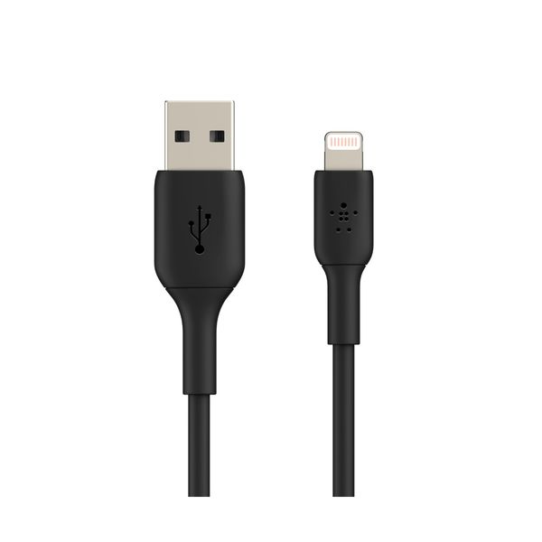 Belkin Belkin Lightning σε USB-A 2m Μαύρο Καλώδιο Φόρτισης