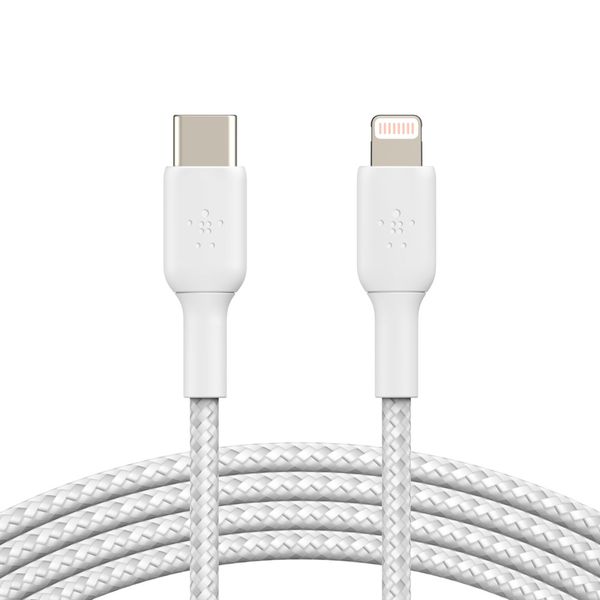 Belkin Belkin Lightning σε USB-C BD 2m Λευκό Καλώδιο