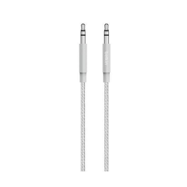 Belkin Belkin MixIt Metallic AUX 3.5mm BD 1.2m Ασημί Καλώδιο