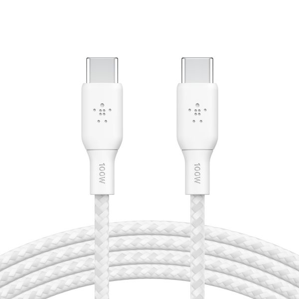 Belkin USB-C σε USB-C 2.0 BD 2m 100W Λευκό Καλώδιο