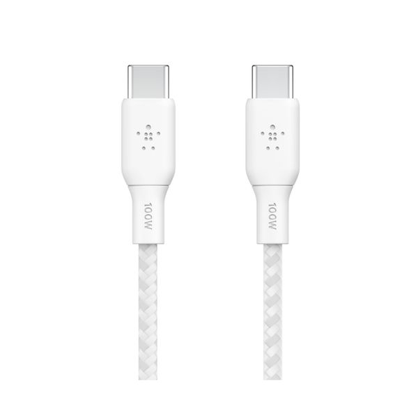 Belkin Belkin USB-C σε USB-C 2.0 BD 3m 100W Λευκό Καλώδιο