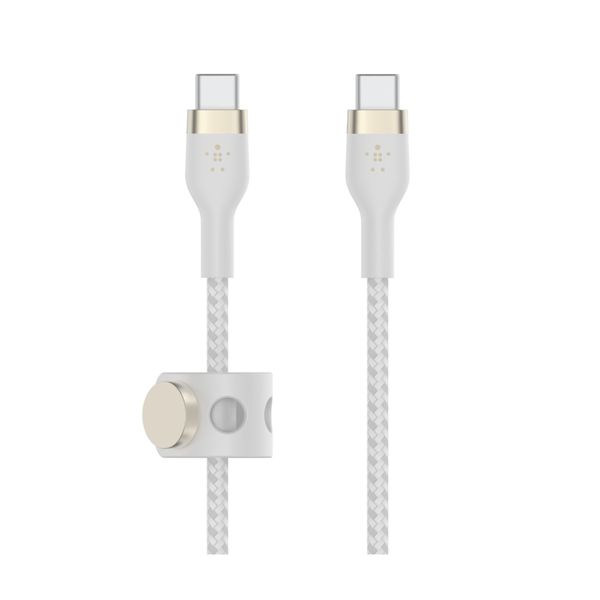 Belkin Belkin USB-C σε USB-C 2.0 BD 2m Λευκό Καλώδιο Φόρτισης