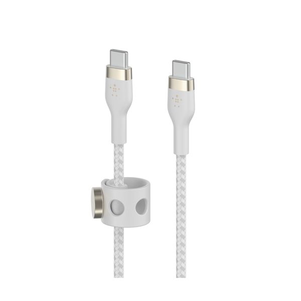 Belkin Belkin USB-C σε USB-C 2.0 BD 3m Λευκό Καλώδιο Φόρτισης