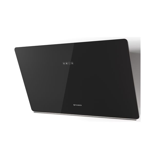 Faber Glam Light Zero Drip A80 Black Απορροφητήρας Τοίχου