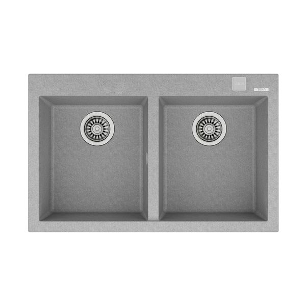 Teka Teka ForSquare 2B 790 TG Stone Grey Νεροχύτης Κουζίνας