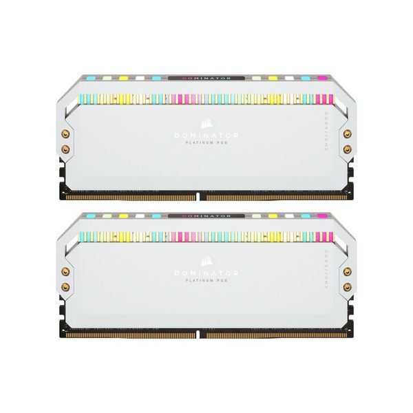 Corsair Corsair DDR5 5600 2 x 32GB C40 Dominator RGB White Μνήμη RAM