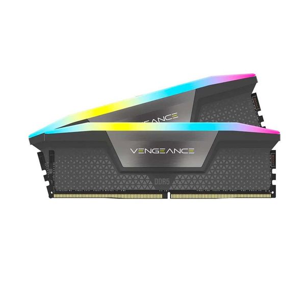 Corsair Corsair DDR5 5600 2 x 32GB C40 Vengeance RGB Grey Μνήμη RAM