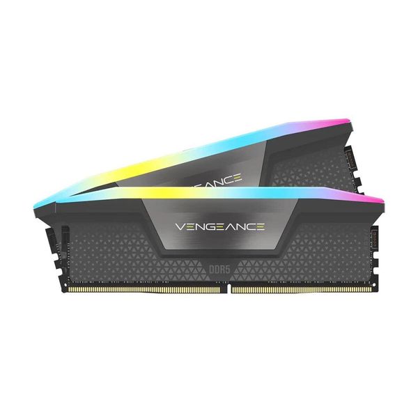 Corsair Corsair DDR5 5200 2 x 32GB C40 Vengeance RGB Grey Μνήμη RAM