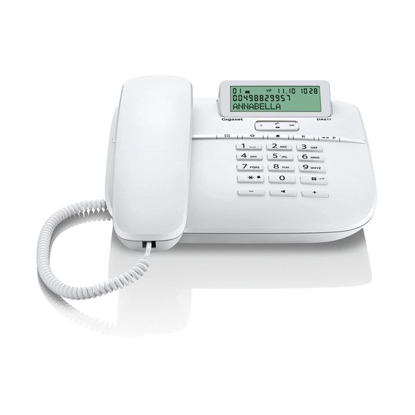 Gigaset Gigaset DA611 White Ασύρματο Tηλέφωνο