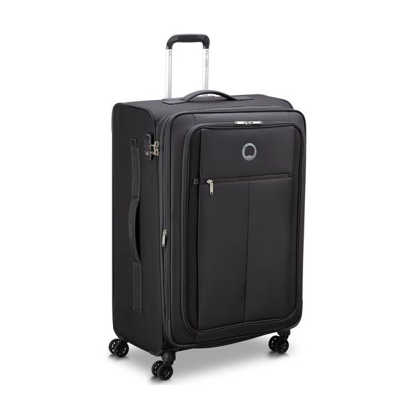 Delsey Trolley Μεγάλη 78x49x31cm Pin Up5 Black Βαλίτσα Ταξιδίου