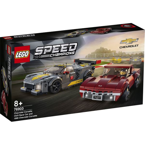 LEGO® Chevrolet Corvette C8R and 1968 76903 Παιχνίδι