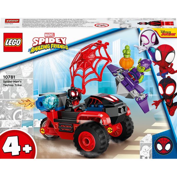 LEGO® Miles Morales: Spiderman Techno Trike 10781 Παιχνίδι
