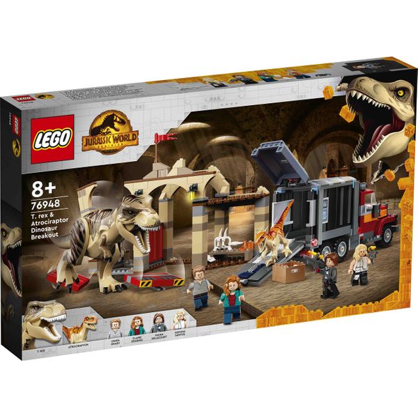 LEGO® T-Rex and Atrociraptor Dinosaur Breakout 76948 Παιχνίδι