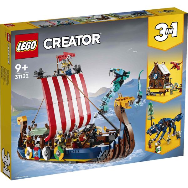LEGO® Viking Ship and the Midgard 31132 Παιχνίδι