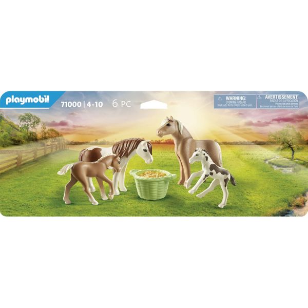 PLAYMOBIL® 2 Ισλανδικά Άλογα με Πουλάρια 71000 Παιχνίδι