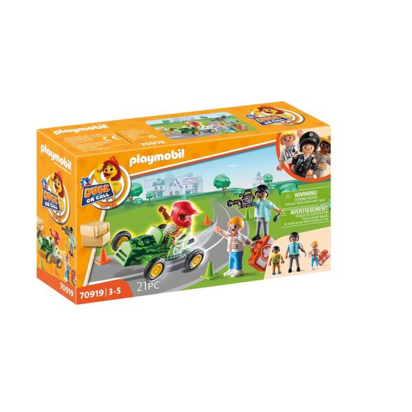PLAYMOBIL® D.O.C. Επιχείρηση Διάσωσης στα Go-Kart 70919 Παιχνίδι