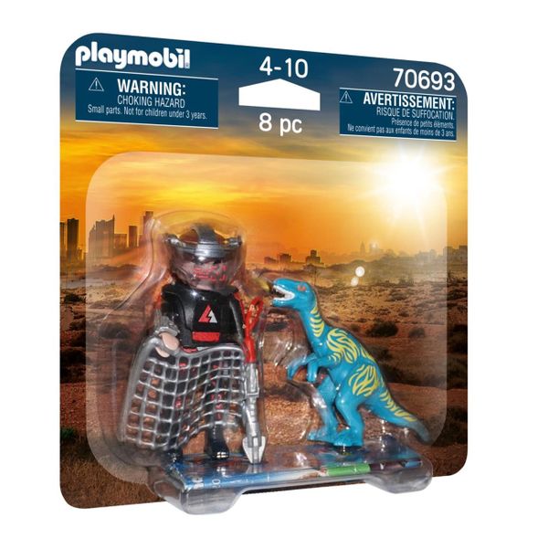PLAYMOBIL® Duo Pack Βελοσιράπτορας & Κυνηγός 70693 Παιχνίδι