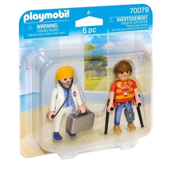 PLAYMOBIL® Duo Pack Γιατρός & Ασθενής 70079 Παιχνίδι