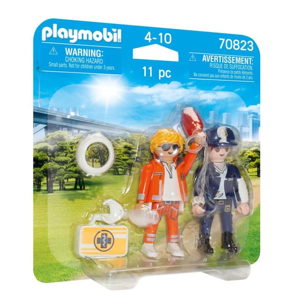 PLAYMOBIL® Duo Pack Διασώστης & Αστυνομικός 70823 Παιχνίδι