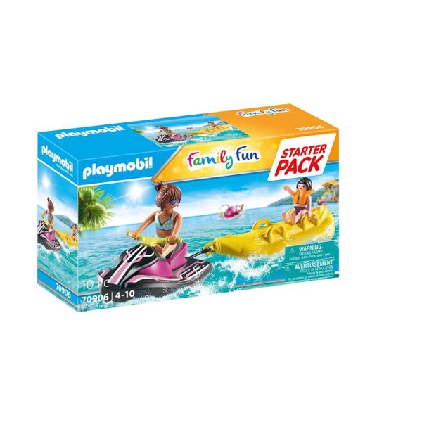 PLAYMOBIL® Family Fun Starter Pack Jet Ski & Φουσκωτή Μπανάνα 70906 Παιχνίδι