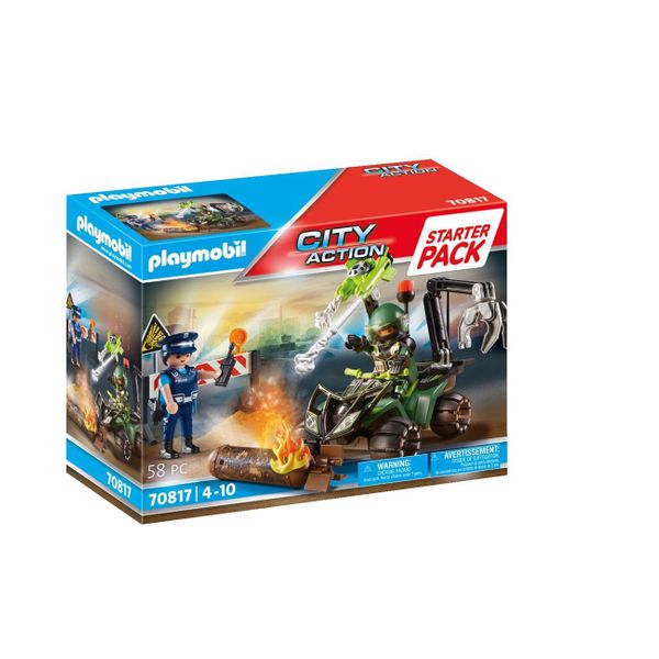 PLAYMOBIL® City Action Starter Pack Εξουδετέρωση Εκρηκτικού Μηχανισμού 70817 Παιχνίδι