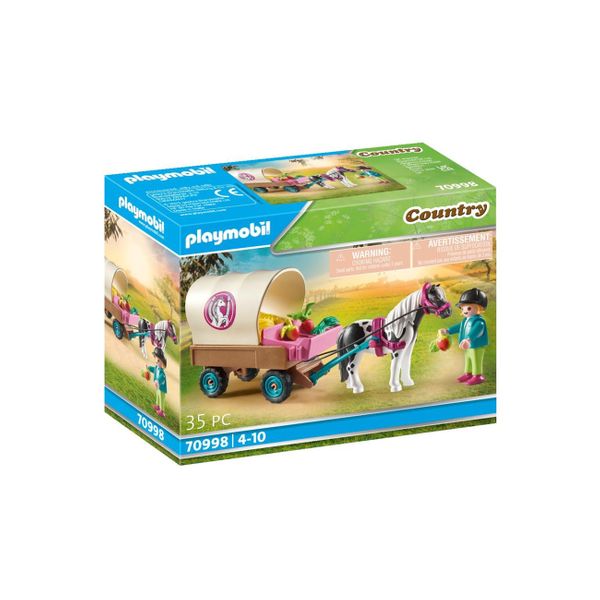 PLAYMOBIL® Country Άμαξα με Πόνυ 70998 Παιχνίδι