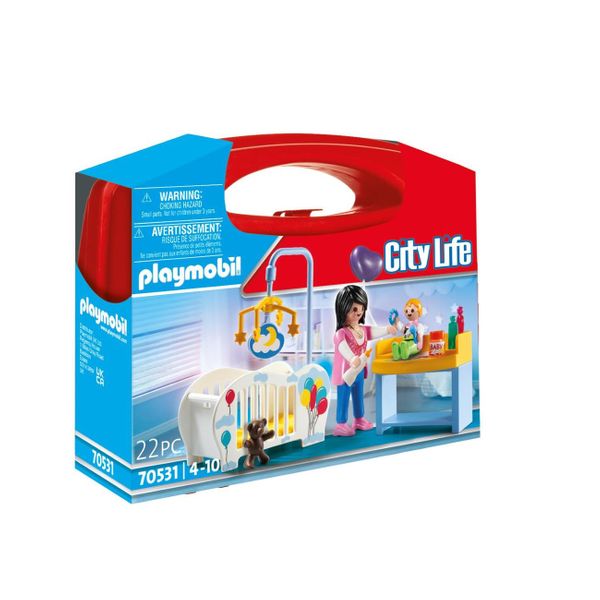 PLAYMOBIL® City Life Βαλιτσάκι Βρεφικό Δωμάτιο 70531 Παιχνίδι