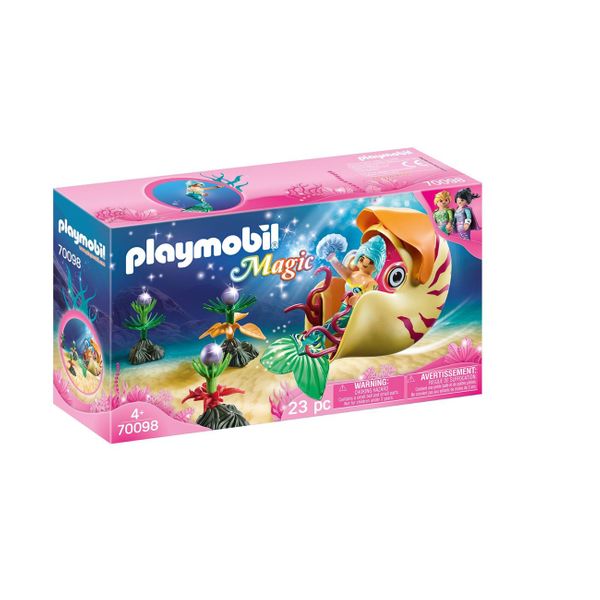 PLAYMOBIL® Magic Γοργόνα με Θαλάσσιο Σαλιγκάρι 70098 Παιχνίδι