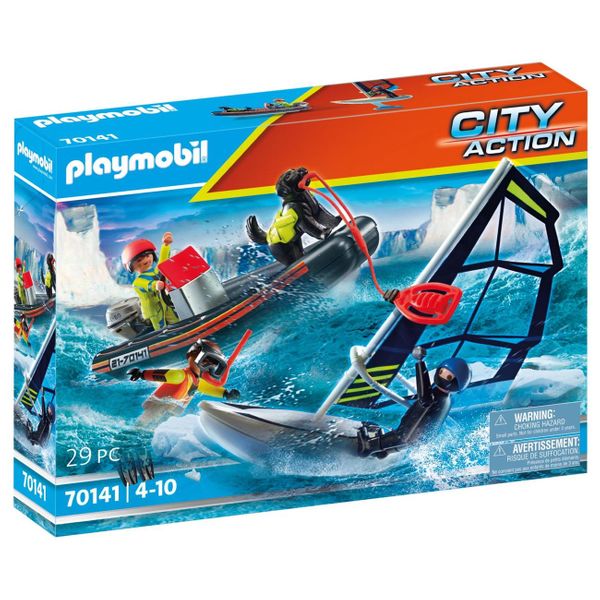 PLAYMOBIL® City Action Διάσωση Ιστιοφόρου με Σκάφος 70141 Παιχνίδι