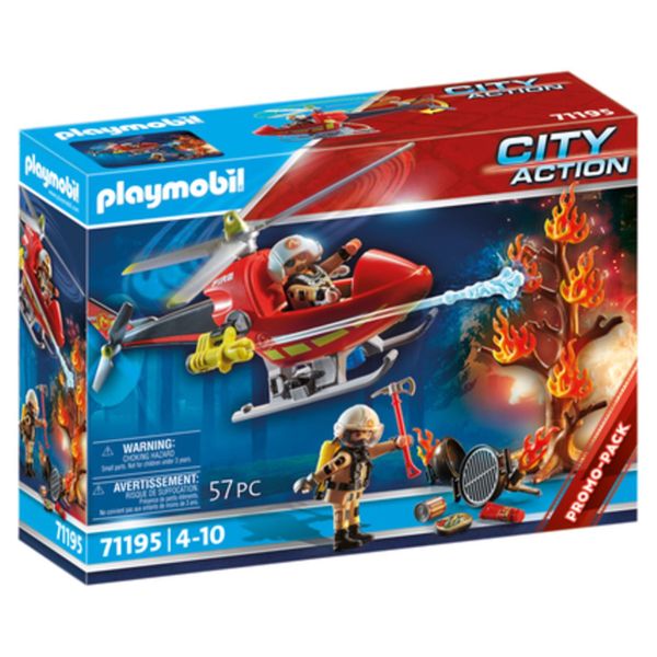 PLAYMOBIL® Ελικόπτερο Πυροσβεστικής 71195 Παιχνίδι