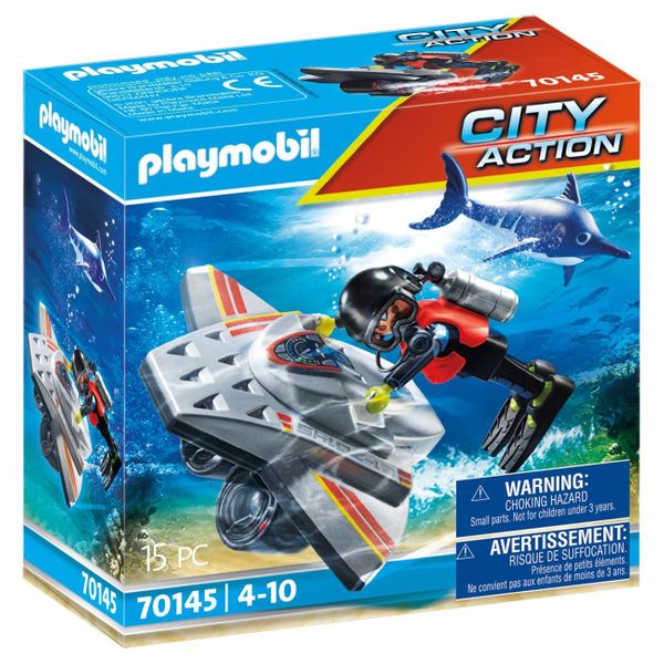 PLAYMOBIL® City Action Επιχείρηση Διάσωσης με Scooter 70145 Παιχνίδι