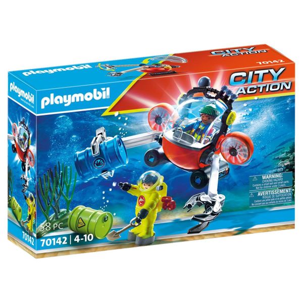 PLAYMOBIL® City Action Επιχείρηση Υποβρύχιου Καθαρισμού 70142 Παιχνίδι