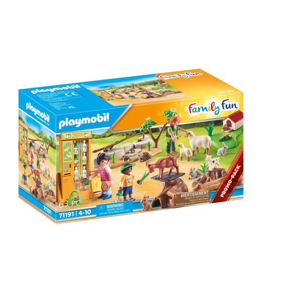 PLAYMOBIL® Family Fun Ζωολογικός Κήπος με Ζωάκια 71191 Παιχνίδι