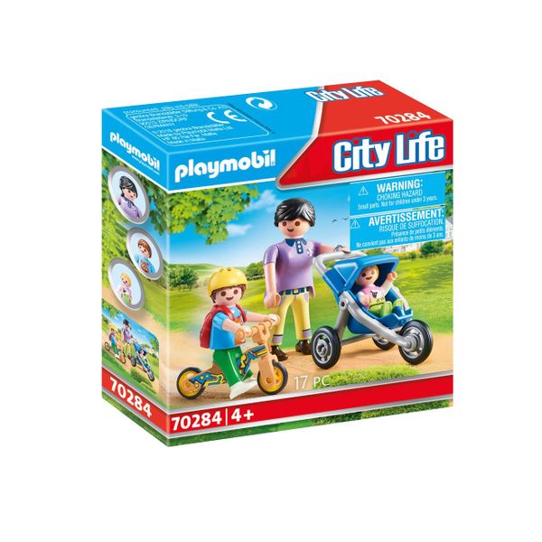 PLAYMOBIL® City Life Μαμά με Παιδάκια 70284 Παιχνίδι