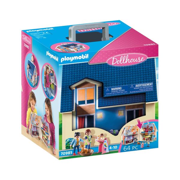 PLAYMOBIL® Dollhouse Μοντέρνο Κουκλόσπιτο-Βαλιτσάκι 70985 Παιχνίδι