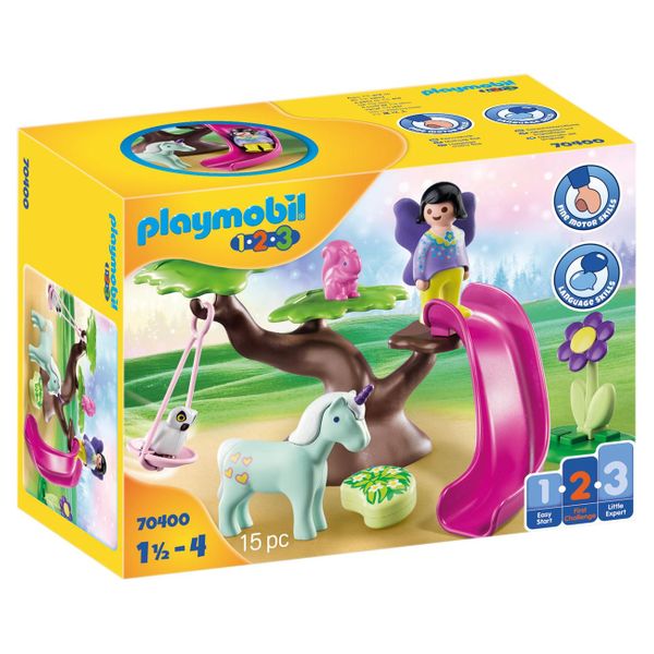 PLAYMOBIL® 1-2-3 Νεραϊδούλα & Ζωάκια στην Παιδική Χαρά Παιχνίδι