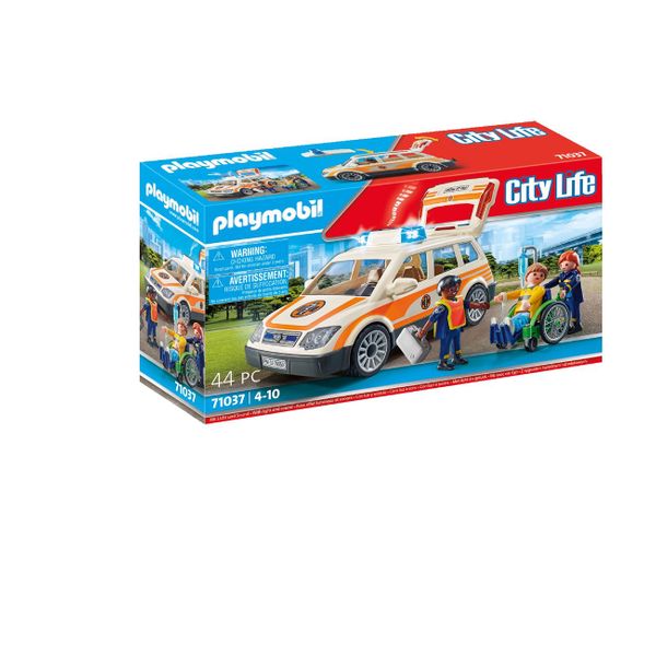 PLAYMOBIL® City Life Όχημα Πρώτων Βοηθειών με Διασώστες 71037 Παιχνίδι